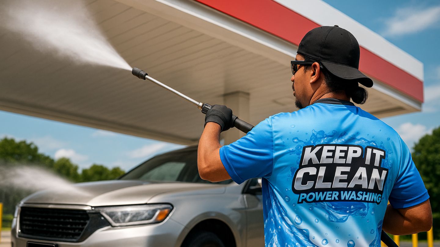 Gas Station Cleaning